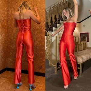 Rezek Studio SCARLET Set - Star Corset & Hustle Pant Long Small